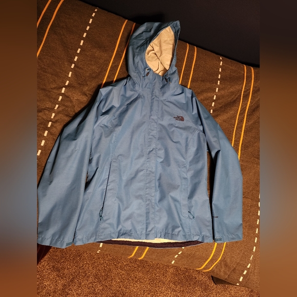 The North Face rain coat blue large women's - Picture 5 of 7